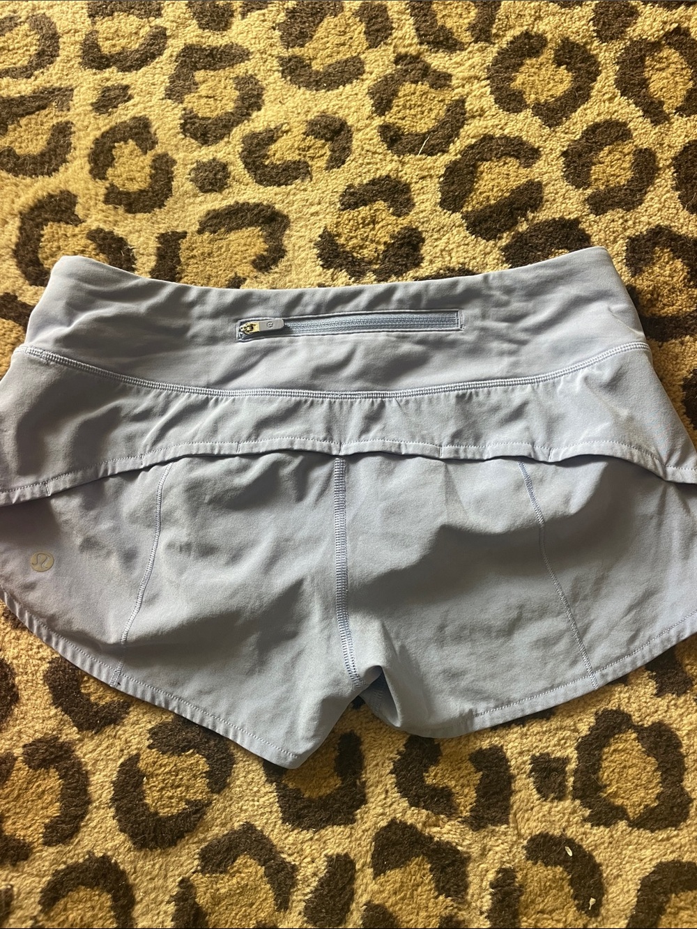 Like New, Lululemon hotly desired light periwinkle blue Women's Active Shorts